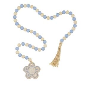DOLLY PARTON 2026 Spring Wood Bead Garland w/ Jute‎ Tassel Wildflower Collection